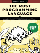 Omslag till boken The Rust Programming Language