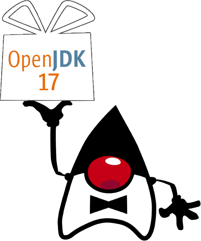 Javas Duke presenterar Open JDK 17