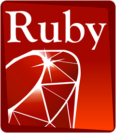 Logga för Ruby